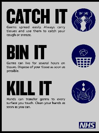 NHS hygiene poster