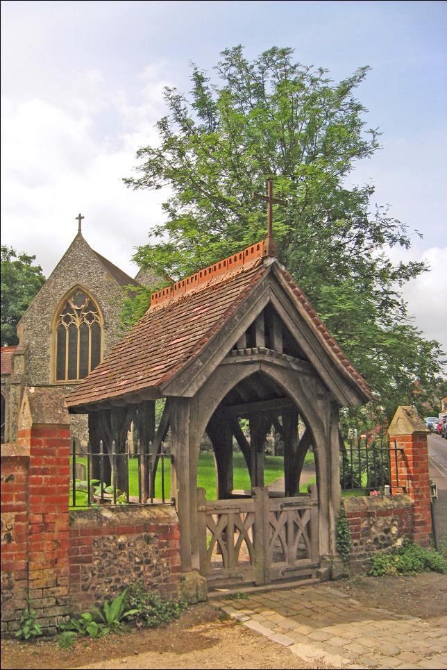 The lych gate at Holy Trinity church