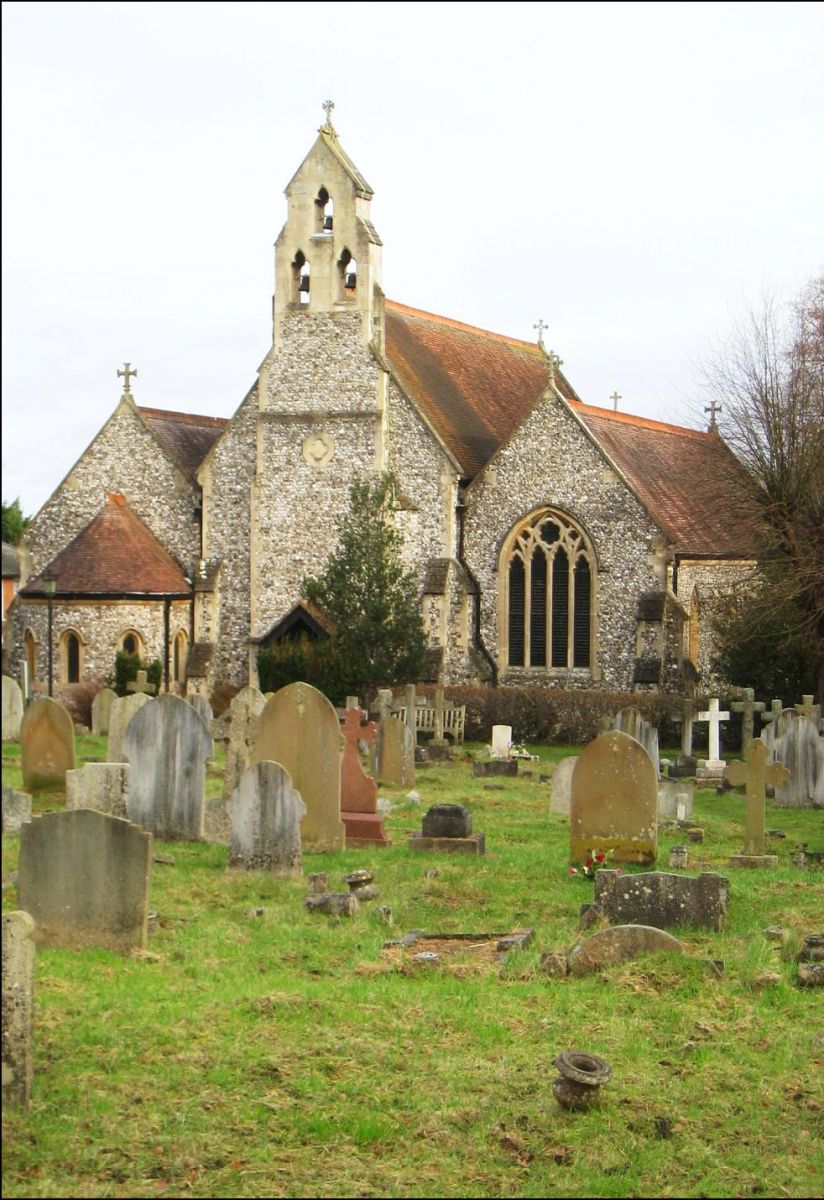 Holy Trinity church at the start of the New Year (5th January 2020)
