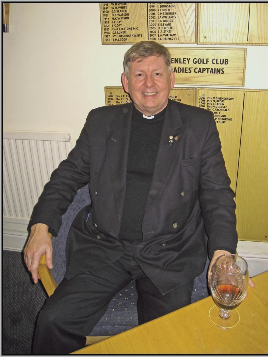 The Reverend Duncan Carter celebrating his 25th Anniversary as Vicar of Holy Trinity Church, Henley-on-Thames.