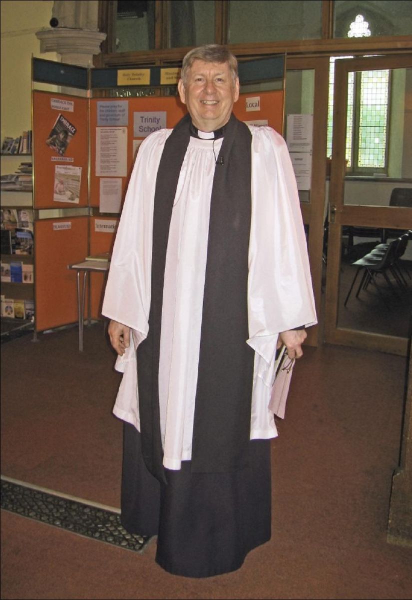 The Reverend Duncan Carter, Vicar of Holy Trinity Church, Henley-on-Thames. (Taken on his 60th Birthday)