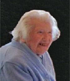 Glenys at the Harvest Supper in 2008